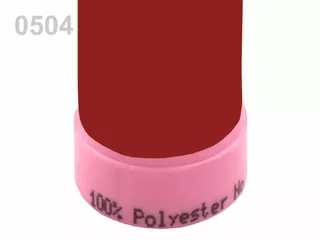 100036 Nitě polyesterové 100m -  0504 True Red