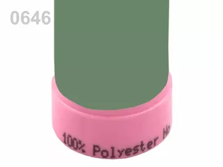 100136 Nitě polyesterové 100m -  0646 Fluorite Green