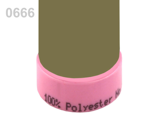 100188 Nitě polyesterové 100m - 0666 jaspis zelený