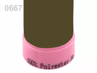 100169 Nitě polyesterové 100m - 0667 Beech