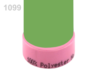 100132 Nitě polyesterové 100m -  1099 zelená sv.