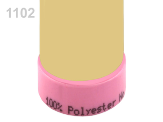 100009 Nitě polyesterové 100m -  1102 Empire Yelow