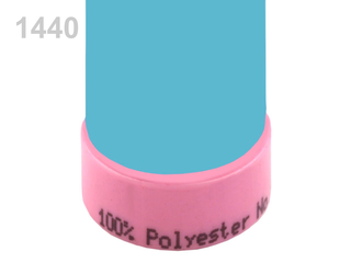 100118 Nitě polyesterové 100m -  1440 blue zirkon