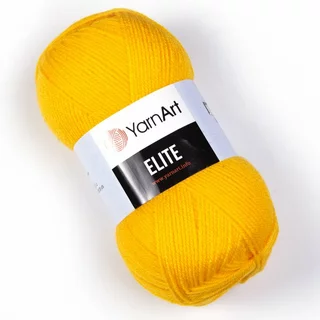 Pletací příze Elite 32 - žlutá