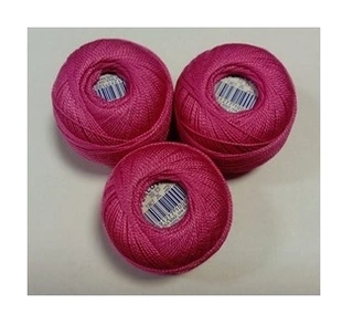 Háčkovací příze Perlovka 3452 - růžová pink
