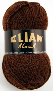 Pletací příze Elian Klasik 367 - hnědá