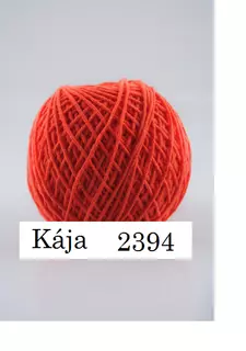 Pletací příze Kája 2394 - červeno oranžová