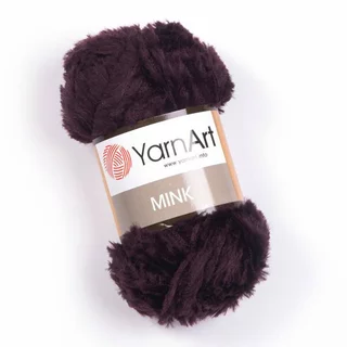 Pletací příze Mink 342 - tmavá hnědá