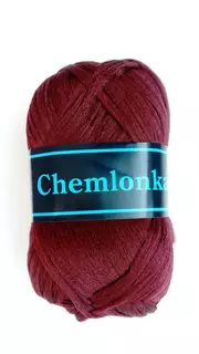 Pletací příze Chemlonka 7 - hnědo-vínová
