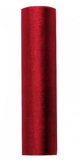 Organza š.16 cm - červená OR/087
