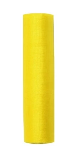 Organza š.16 cm - žlutá OR/009