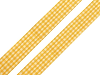Stuha kostka 40mm KOSTKA40/107 - žlutá