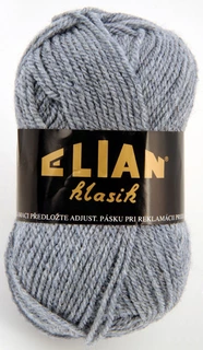 Pletací příze Elian Klasik 944 - šedá-melír