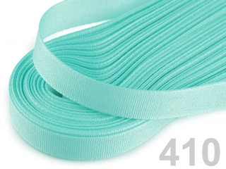 Stuha taftová šíře 0,9 cm - 9/410 tyrkysová