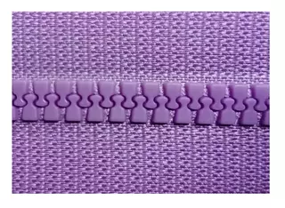 Umělý kostěný zip zdrhovadlo 70cm - FIALKOVÁ 994