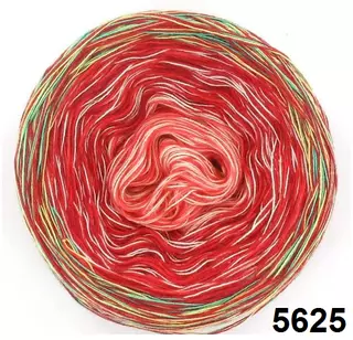 Barevné duhové klubíčko 4-NITKA (750m/200g) - 5625