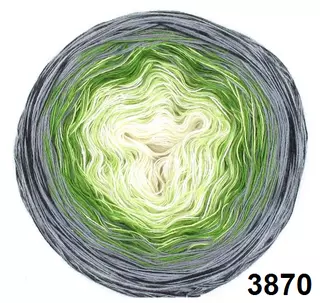 Barevné duhové klubíčko 3-NITKA (1000m/200g) - 3870