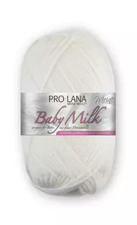 Dětská příze pro alergiky Baby Milk 01 - bílá přírodní 