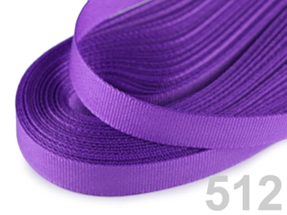 Stuha taftová šíře 0,9 cm - 9/512 středně fialová