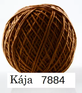 Pletací příze Kája 7884 - hnědá