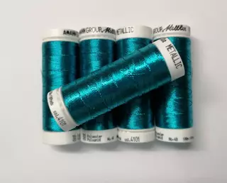 Nitě metalické 100 m 75174/4101 - tyrkys