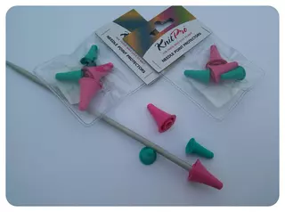 Koncovky zarážky na jehlice VĚTŠÍ - 2 kusy
