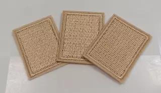 Nažehlovací záplaty ZD19 obdélník 4x3cm - béžová