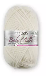 Dětská příze pro alergiky Baby Milk 02 - smetanová