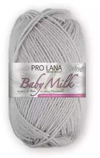 Dětská příze pro alergiky Baby Milk 90 - béžovo-šedá