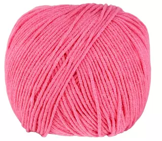 Pletací a háčkovací příze Jeans 8033 - středně růžová pink