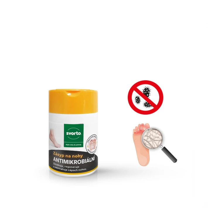 302 Zásyp na nohy antimikrobiální pudr 50 g