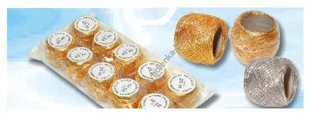 Nitě Metalic Yarn 75314/S - STŘÍBRNÁ