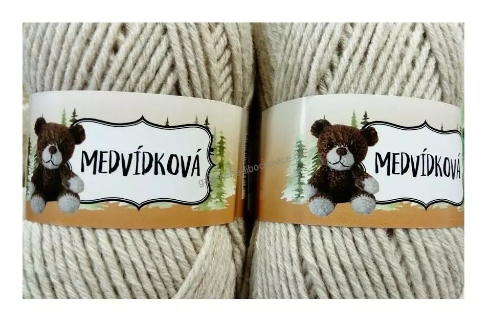 Medvídková příze 68052 - hnědá