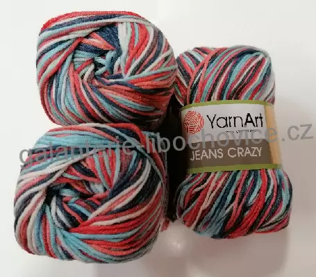 Příze Gina/Jeans Crazy 7208