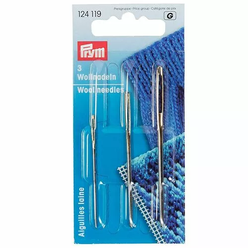 Jehly na vlnu kovové Prym 39338 - 3 ks
