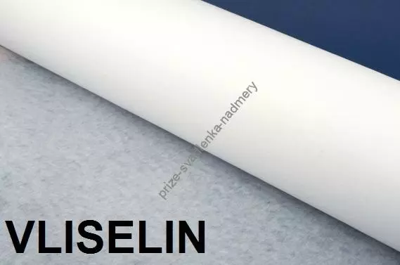 Vliselin (vlizelín) 70150 zažehlovací 30g - bílý