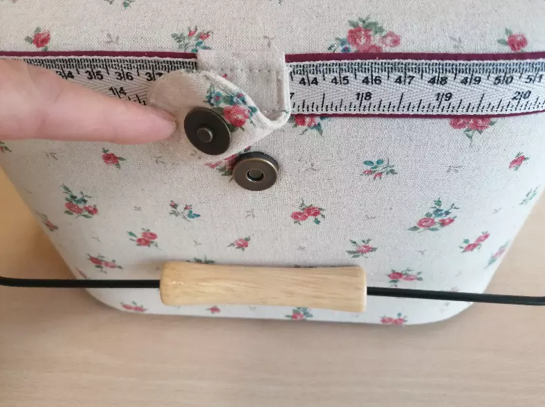 Luxusní velký košíček kazeta na šití polstrovaná - 87068