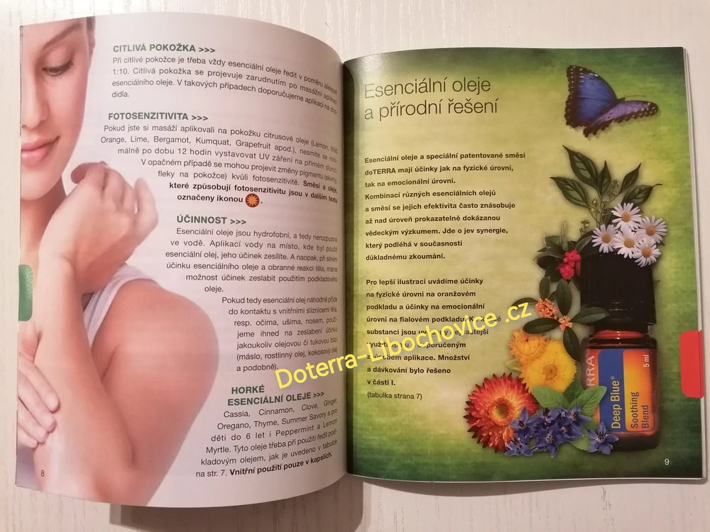 2.Katalog ,,Voňavý pomocník" - brožura k esenciálním olejům Doterra (česky)