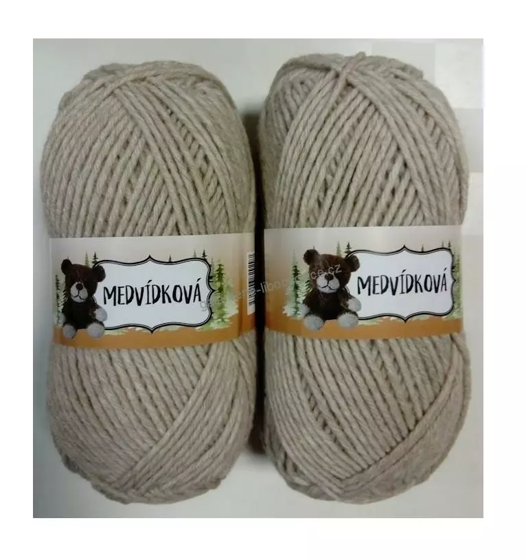 Medvídková příze 68052 - hnědá