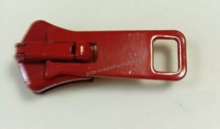Koncovka zarážka na zip - nikl