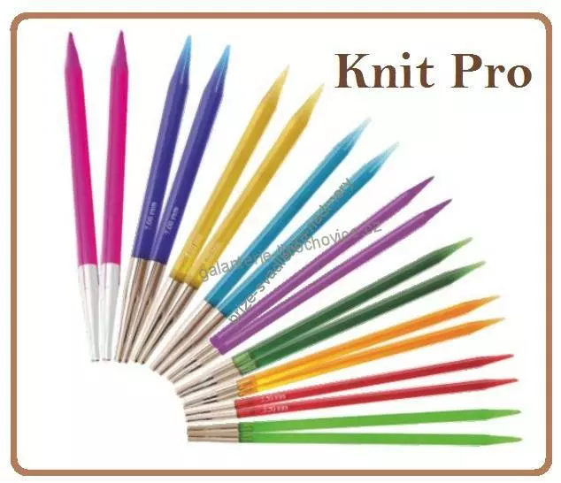 Dřevěné šroubovací kruhové jehlice Knit Pro 3014/4,5 - č. 4,5