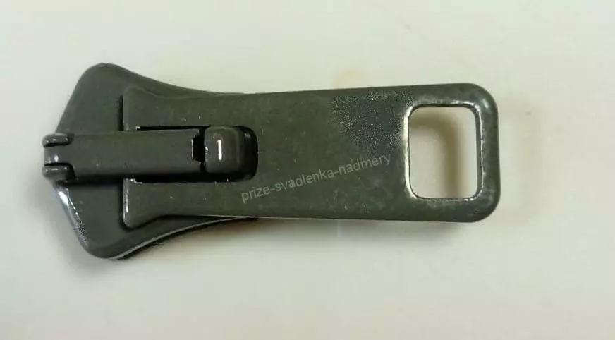 Koncovka zarážka na zip - nikl